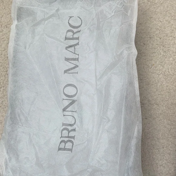 NWB Bruno Marc Men's Classic Black Oxfords - Picture 12 of 12